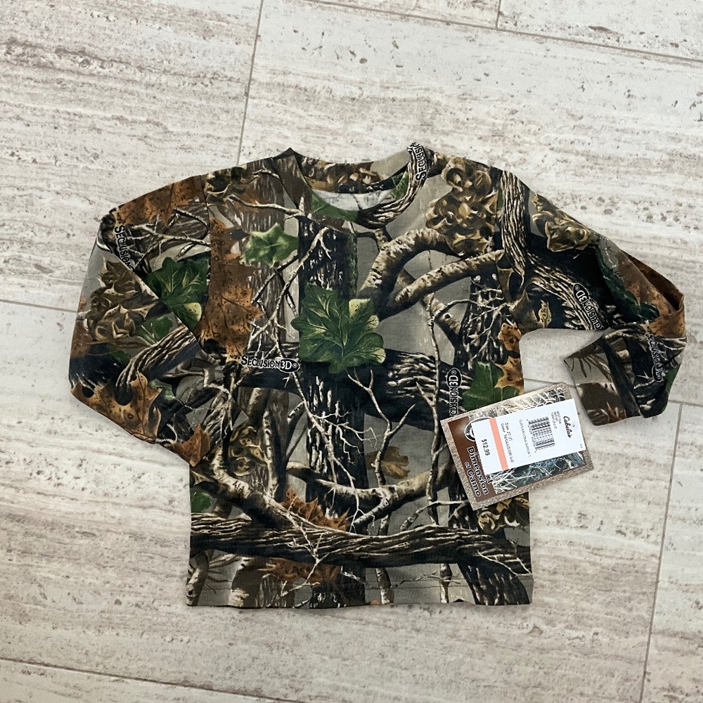 Cabela’s 2T-3T Camo Toddlers Long Sleeve T shirt